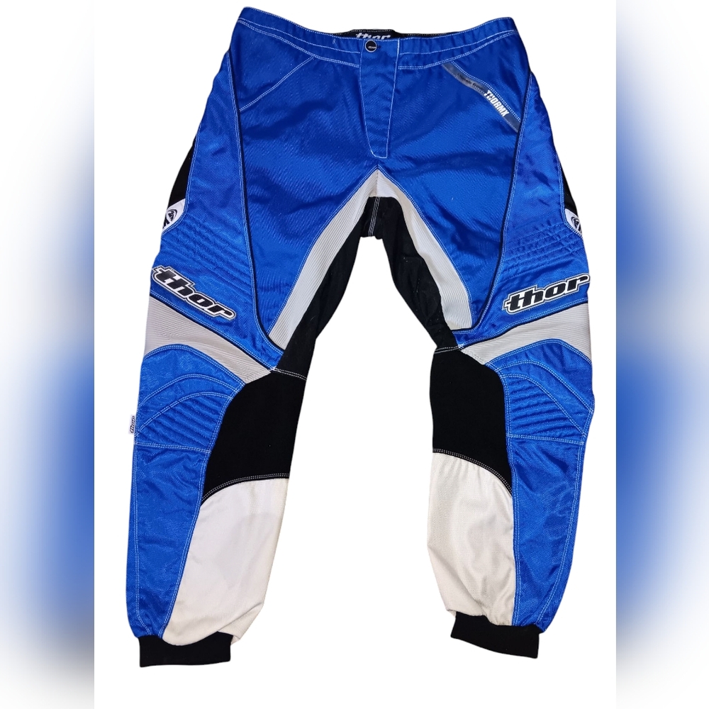 Thor Blue and White Racing Pants